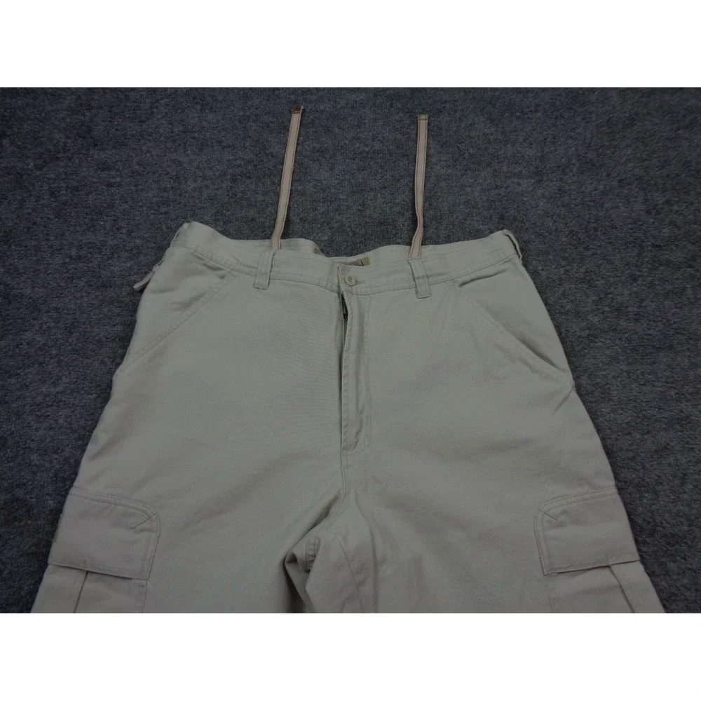 Vintage Lee Pipes Y2K  Zip Off Cargo Pants 36x32 Baggy Skater Rare